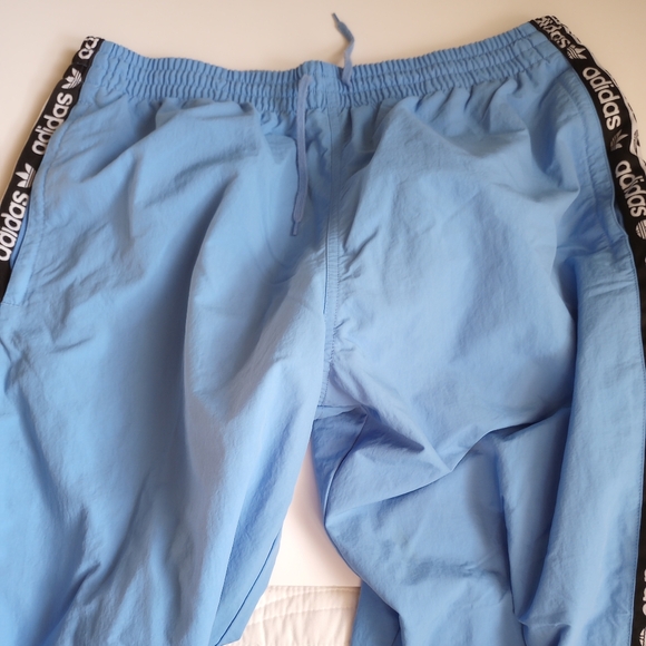 Adidas Originals Carolina Sky Blue Track Pants with Logo Tape. - Picture 2 of 7